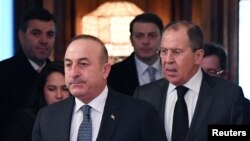 Çavuşoğlu ve Lavrov Aralık 2016'da Moskova'da bir araya gelmişti 